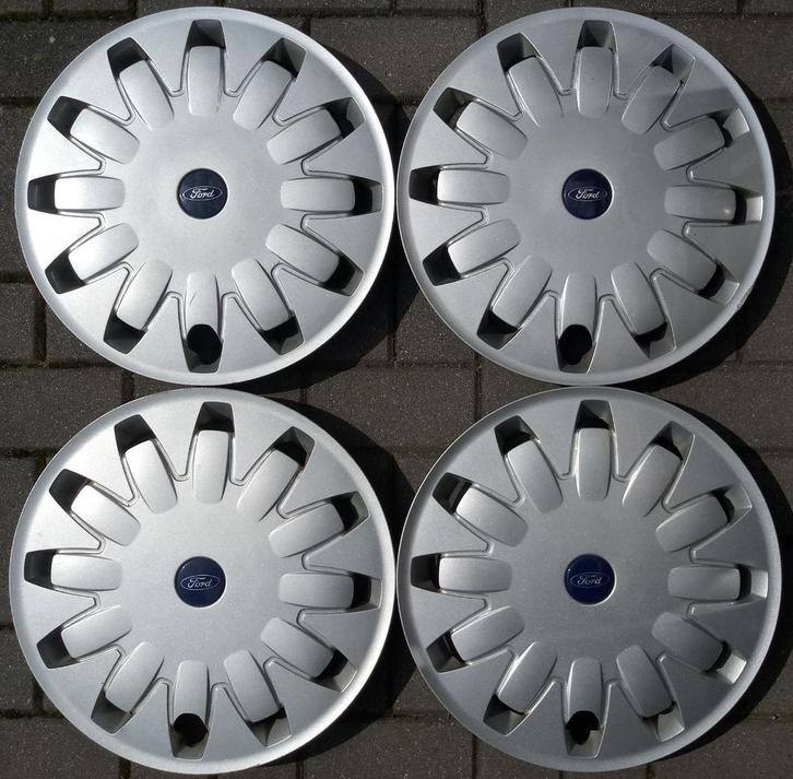# Nette Set Ford Wieldoppen 16 inch Origineel # Netjes #, Auto diversen, Wieldoppen, Verzenden