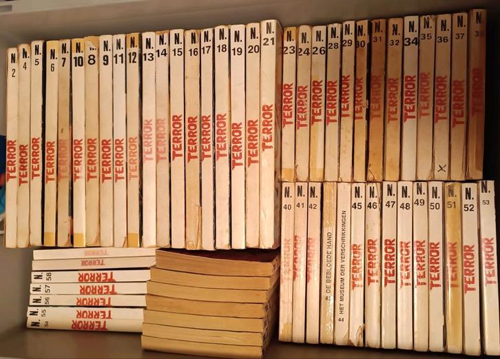 Terror Strips voor volwassenen Collectie (155 stuks), Boeken, Stripboeken, Gelezen, Meerdere stripboeken, Ophalen of Verzenden