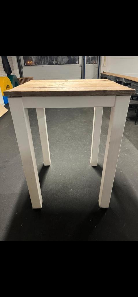 Steigerhouten Statafel, Huis en Inrichting, Tafels | Statafels, Gebruikt, Ophalen of Verzenden