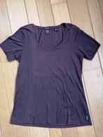 MAISON SCOTCH t- shirt aubergine paars maat 4 maat L, Maat 38/40 (M), Paars, Zo goed als nieuw, Korte mouw