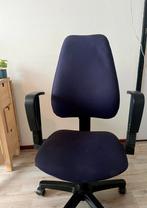 Bureaustoel Brink donkerblauw, Ophalen, Gebruikt, Blauw, Bureaustoel