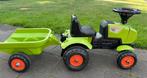 Falk Claas looptractor met aanhanger: tip Sinterklaas, Kinderen en Baby's, Ophalen, Gebruikt, Trapvoertuig