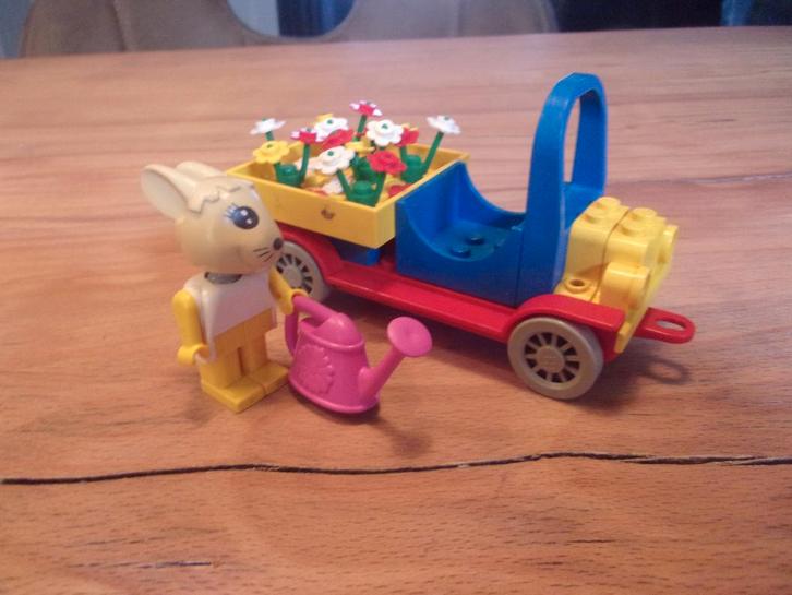Lego Fabuland 3627-1 Bonnie Rabbit's Flower Truck uit 1983, Kinderen en Baby's, Speelgoed | Duplo en Lego, Gebruikt, Lego, Complete set