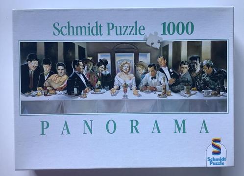ZGAN puzzel 1000 Sterren aan tafel Panorama Renato Casaro, Hobby en Vrije tijd, Denksport en Puzzels, Zo goed als nieuw, Legpuzzel