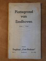 plattegrond Eindhoven 1954-1955, Dagblad Oost-Brabant, Gelezen, Dagblad "Oost-Brabant", Ophalen of Verzenden, Landkaart