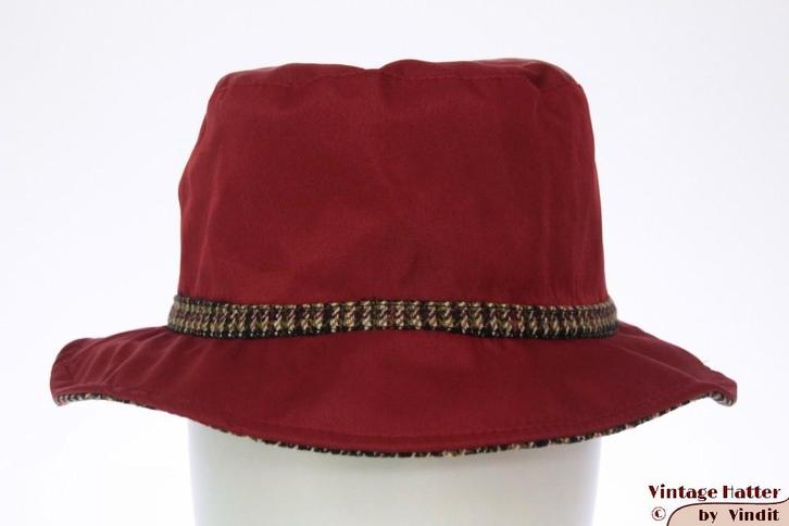buckethat Vissershoed Hawkins donker rood 56, 57 en 58 nieuw, Kleding | Dames, Hoeden en Petten, Nieuw, Hoed, 56 of 57 cm (M, 7 of 7⅛ inch)