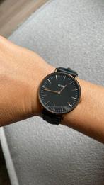 Cluse Black Rose gold horloge / zwart leer, Sieraden, Tassen en Uiterlijk, Horloges | Dames, Ophalen of Verzenden, Zo goed als nieuw