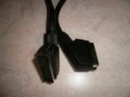Zwarte SCART kabel, Scartkabel, Gebruikt, Ophalen of Verzenden, Minder dan 2 meter