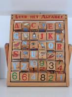 houten alfabet speelgoed, vintage, Ophalen of Verzenden