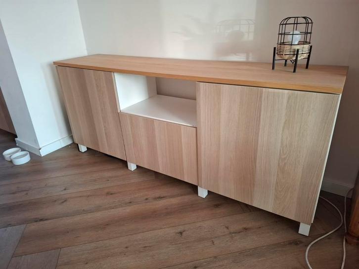 Dressoir - Besta IKEA, Huis en Inrichting, Kasten | Buffetkasten, Zo goed als nieuw, Minder dan 100 cm, 150 tot 200 cm, 25 tot 50 cm