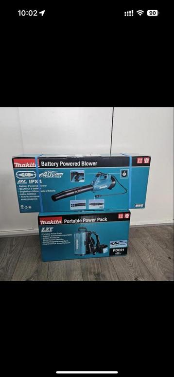Makita UB001CZ Accu Bladblazer + Accu Rugzak - Nieuw beschikbaar voor biedingen