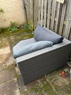 Buitenbank 100x100cm - Goede staat!, Tuin en Terras, Ophalen, Gebruikt, Wicker