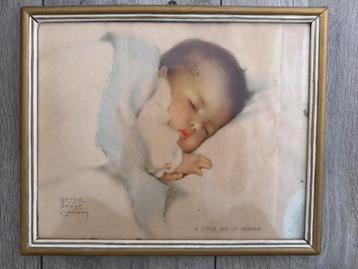 2x Vintage Baby Tekeningen - Bessie Pease Gutmann beschikbaar voor biedingen