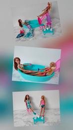 Barbie Poppen Mattel Zwembad Stoelen Accessoires Speelset, Kinderen en Baby's, Speelgoed | Poppen, Ophalen of Verzenden, Gebruikt
