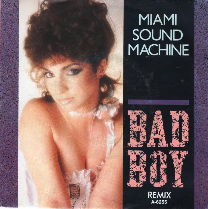 MIAMI SOUND MACHINE  -  Bad boy, Cd's en Dvd's, Vinyl Singles, Gebruikt, Single, Pop, 7 inch, Ophalen of Verzenden