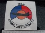 sticker kdc-10 koninklijke luchtmacht KLu logo, Verzamelen, Verzenden, Zo goed als nieuw, Bedrijf of Vereniging