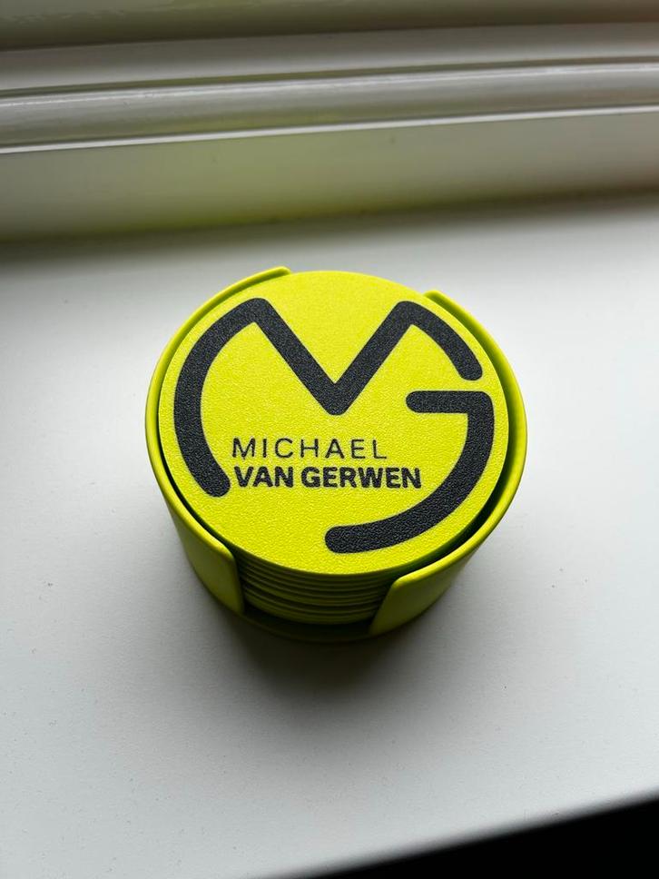 Michael van Gerwen Onderzetters - Nieuw!, Sport en Fitness, Darts, Nieuw, Pijlen, Ophalen of Verzenden