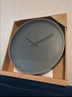 Moderne wandklok – stil – nieuw in doos, Huis en Inrichting, Ophalen of Verzenden, Nieuw, Wandklok
