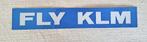 Vintage KLM sticker "FLY KLM"., Ophalen of Verzenden, Overige typen