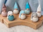 Jaarring steker Vrije School Verjaardagsring winter popje, Hobby en Vrije tijd, Vilt, Verzenden, Nieuw, Figuurtje(s), Wolvilt