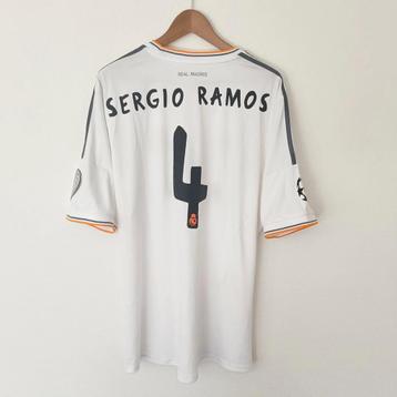 Real Madrid 2013/14 Thuisshirt - Sergio Ramos #4 - Maat XL