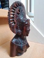 Legong danseres beeld, Balinees Coromandel hout . 20 cm, Antiek en Kunst, Kunst | Niet-Westerse kunst, Ophalen