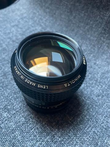 Minolta Rokkor 58mm 1.2 beschikbaar voor biedingen