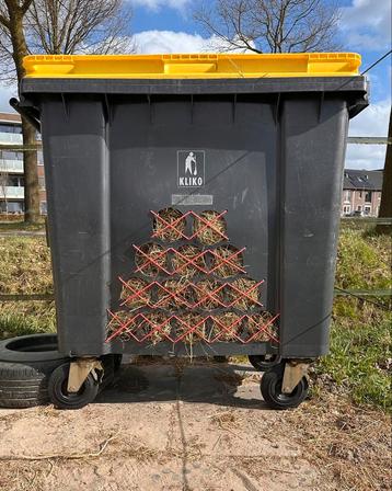 SLOWFEEDER XL Container 770 Liter HOOIBAK Waterdicht ZWART! beschikbaar voor biedingen