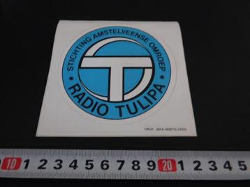 sticker Stichting Amstelveense Omroep RADIO TULIPA  beschikbaar voor biedingen