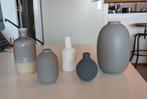 Glazen mini vaasjes set, Huis en Inrichting, Woonaccessoires | Vazen, Ophalen, Overige kleuren, Nieuw, Glas