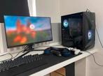 Gaming PC met RGB + Monitor - Fortnite, Roblox, Minecraft, Computers en Software, Desktop Pc's, Ophalen, Gebruikt, 8 GB, Gaming