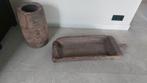 Prachtige houten trog en bak, Antiek en Kunst, Ophalen