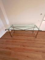 Glazen eetkamer tafel, Huis en Inrichting, Ophalen, 200 cm of meer, Zo goed als nieuw, 25 tot 50 cm