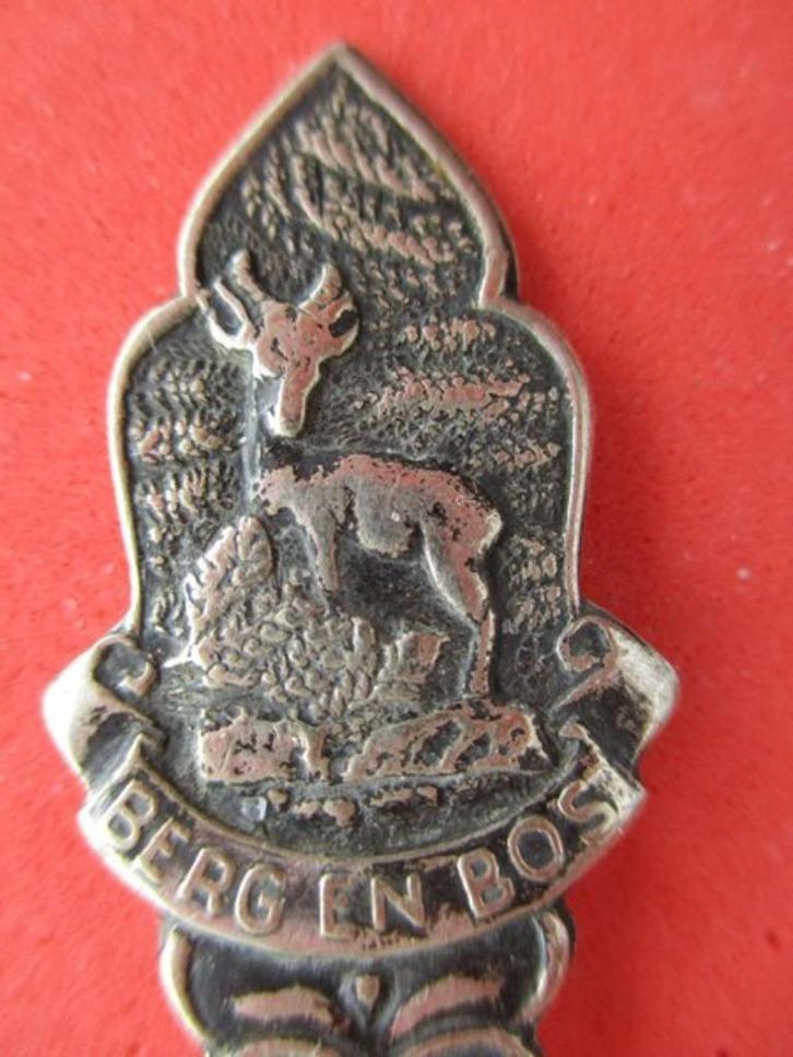 (A1485) Berg en Bos hertje, Verzamelen, Porselein, Kristal en Bestek, Gebruikt, Bestek, Overige materialen, Ophalen of Verzenden