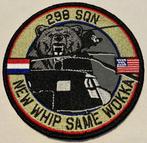 298 Squadron - New Whip Same Wokka - Transitie CH-47F CAAS, Verzamelen, Ophalen of Verzenden, Luchtmacht, Nederland, Embleem of Badge