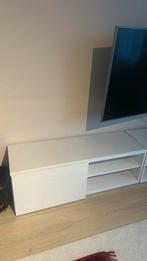 Tv meubel met glazen plaat, Ophalen, Zo goed als nieuw, 25 tot 50 cm, Minder dan 100 cm