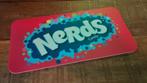 NERDS   - reclamebord kunststof 30x15cm., Ophalen of Verzenden, Zo goed als nieuw, Reclamebord