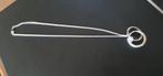 Van Amstel Diamond prachtige ketting met hanger, Ophalen of Verzenden, Zo goed als nieuw, Zilver, Overige materialen
