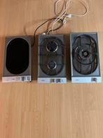 Gaggenau kookplaat gas en inductie - combi, Gebruikt, 3 kookzones of minder, Ophalen of Verzenden, Inbouw