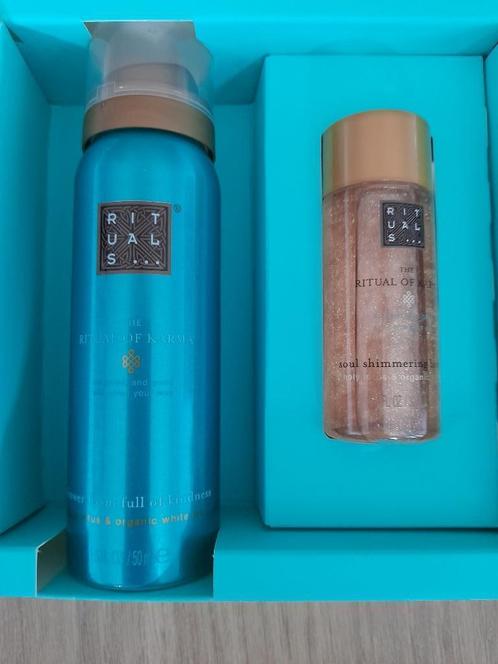 The Ritual of Karma showerfoam en soul shimmering body oil., Sieraden, Tassen en Uiterlijk, Uiterlijk | Lichaamsverzorging, Nieuw