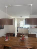 Hanglampen + staande lamp, Ophalen, Bruin, Rond, Zo goed als nieuw
