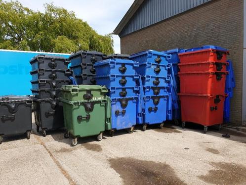 AANBIEDING! 1100L ROLCONTAINER, Huis en Inrichting, Woonaccessoires | Prullenbakken, Zo goed als nieuw, Kunststof, 75 cm of meer