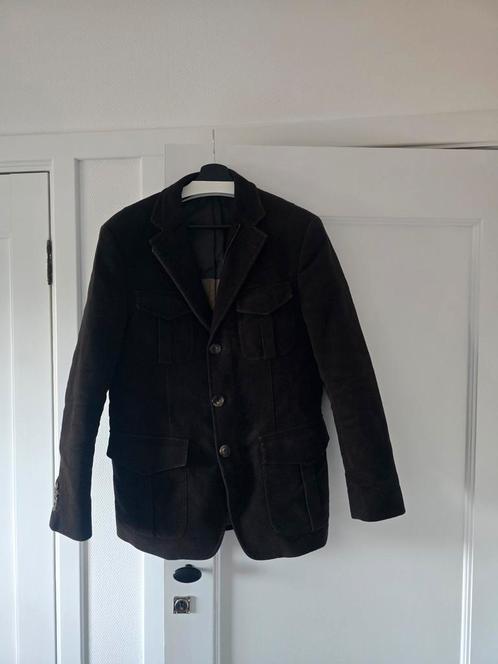 Calvaresi sartoria safari jacket.  Italiaans design. Mt 50, Kleding | Heren, Kostuums en Colberts, Gedragen, Maat 48/50 (M), Bruin