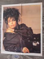 Grote 80s Poster van Janet Jackson, Ophalen of Verzenden, Zo goed als nieuw, A1 t/m A3