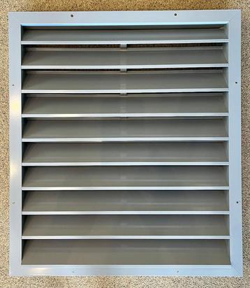 Grada buitenmuurrooster aluminium 700x800 - RAL 7001 beschikbaar voor biedingen