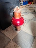 Rode Scheepslamp met Olielamp, Ophalen of Verzenden