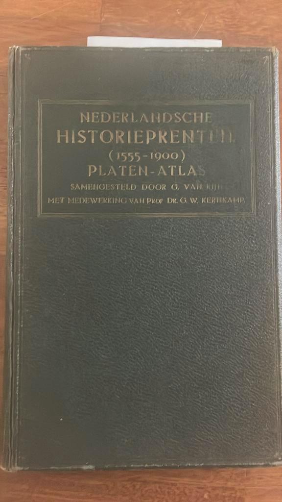Historieprenten. (1555-1900. Platen- atlas, Boeken, Atlassen en Landkaarten, Zo goed als nieuw, Overige typen, Europa Overig, 1800 tot 2000