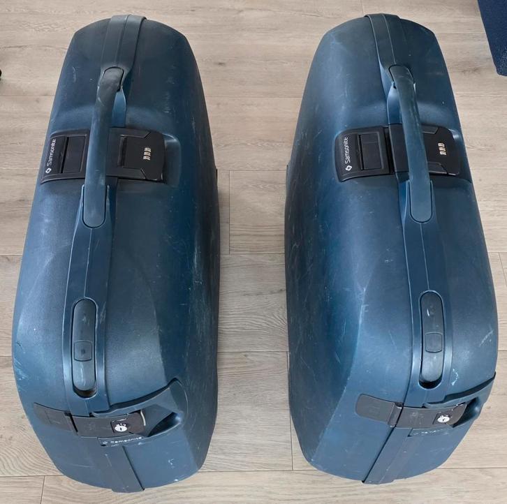 Samsonite Koffer Set - Gebruikt, Sieraden, Tassen en Uiterlijk, Koffers, Gebruikt, Hard kunststof, 70 cm of meer, 55 cm of meer