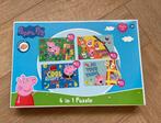 Puzzel Peppa Pig 4in1!, Ophalen, 10 tot 50 stukjes, Nieuw, 2 tot 4 jaar