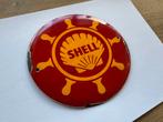 Vintage Shell Emaille Reclamebord, Ophalen of Verzenden